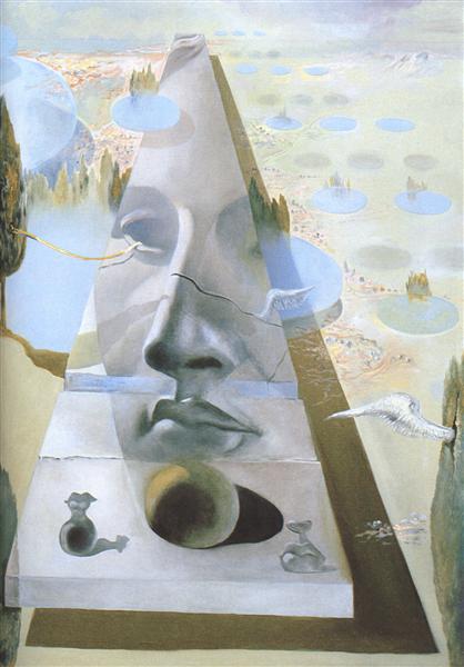 Apparition of the Visage of Aphrodite of Cnidos in a Landscape